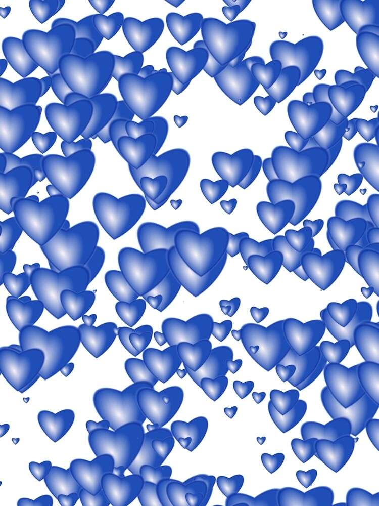 Blue heart pattern by starchim01
