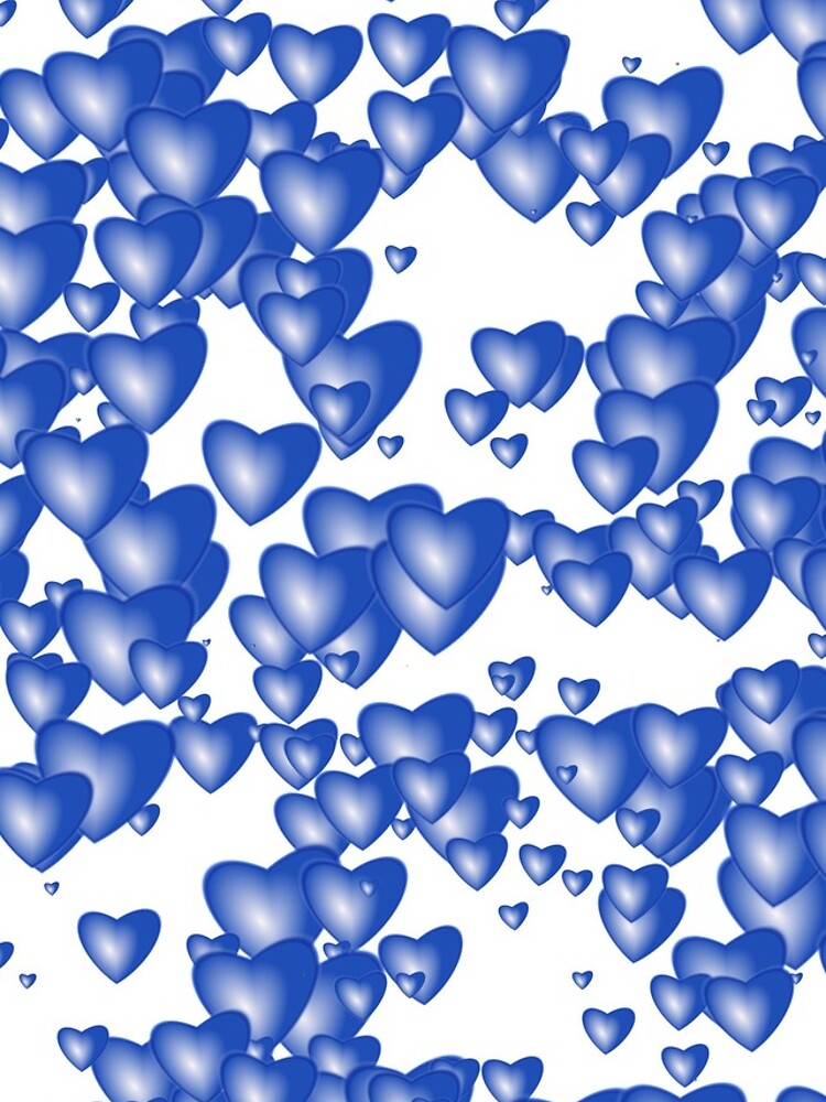 Blue heart pattern by starchim01