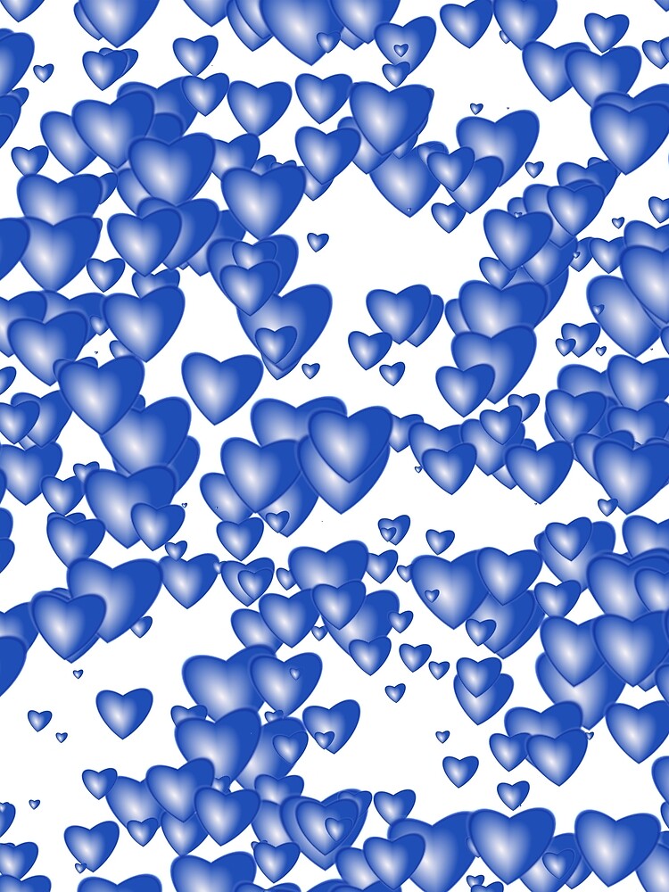 Blue heart pattern by starchim01