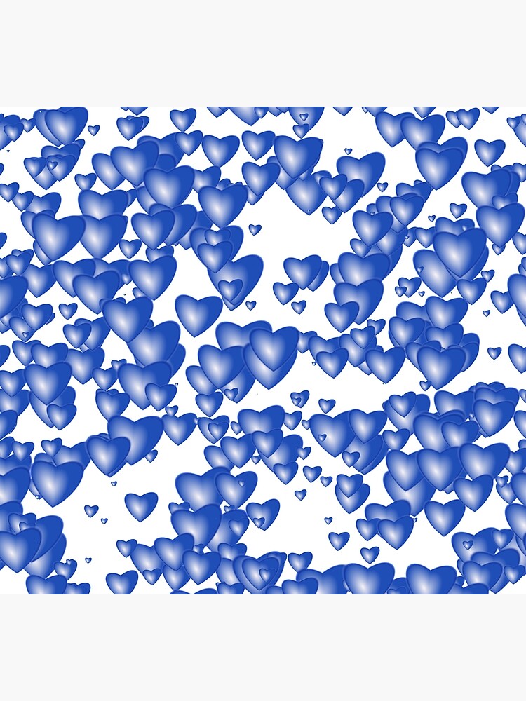 Blue heart pattern by starchim01