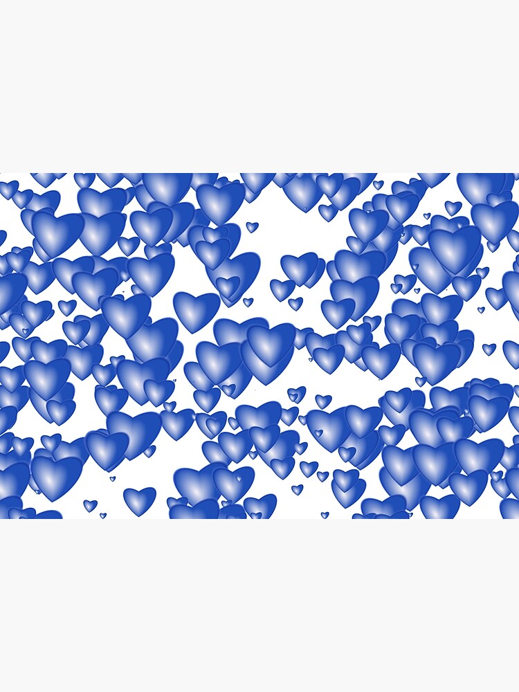 Blue heart pattern by starchim01