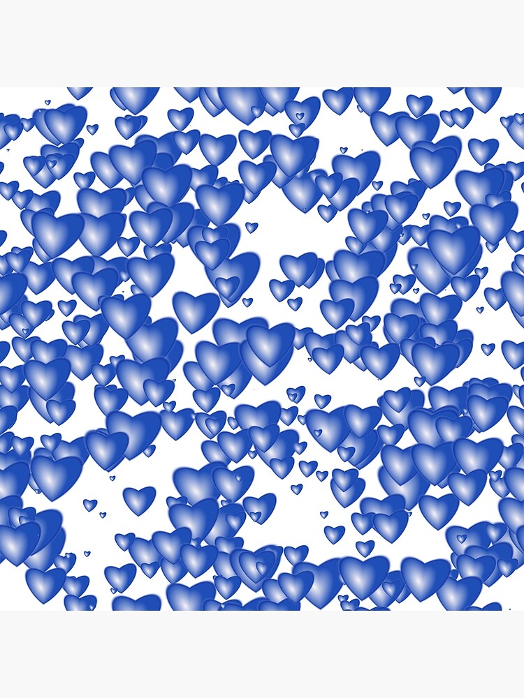 Blue heart pattern by starchim01