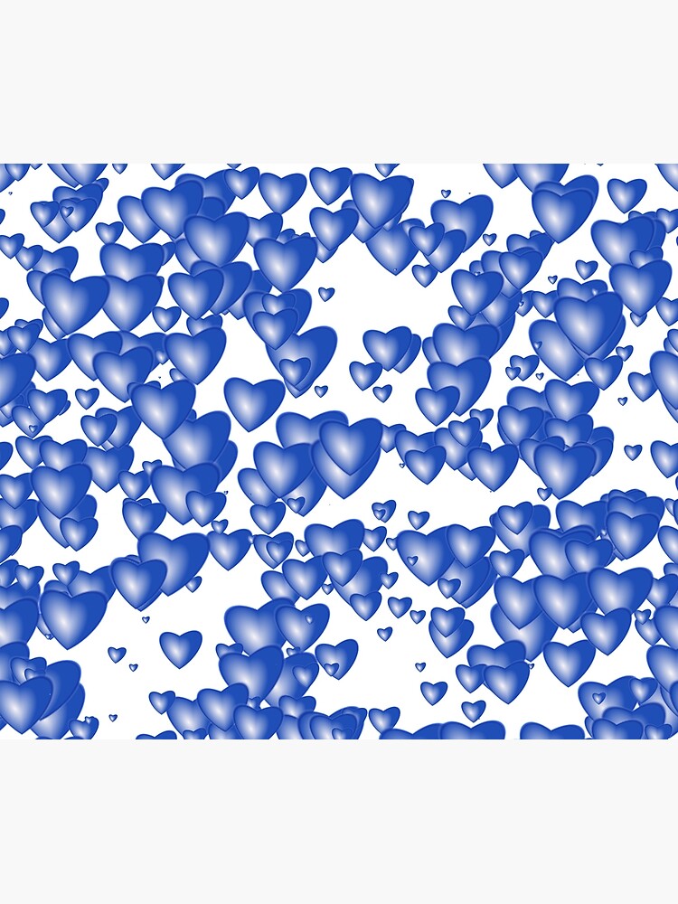 Blue heart pattern by starchim01
