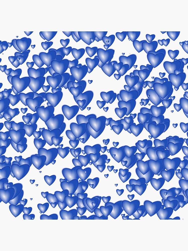 Blue heart pattern by starchim01