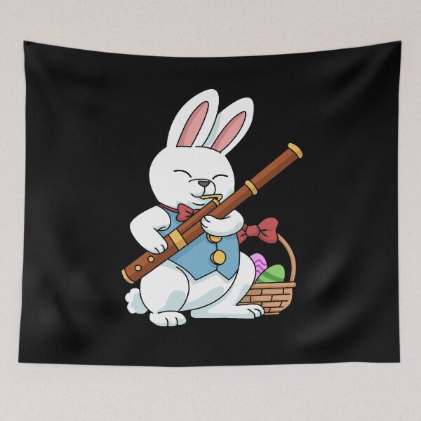 Item preview, Happy Easter Bassoon Jazz Music Bunny Bassoonist designed and sold by DSWShirts.