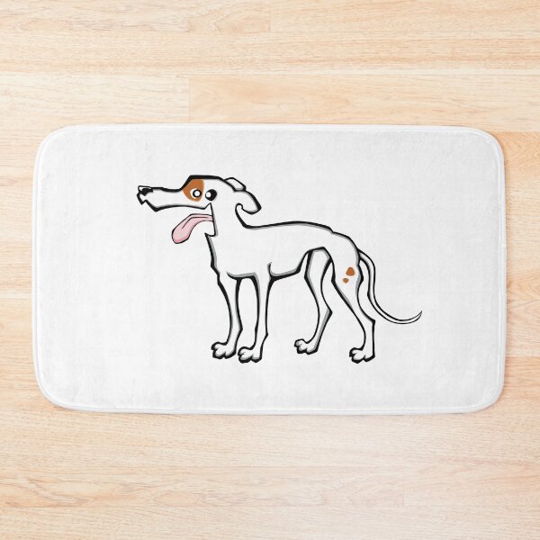 Item preview, Greyhound - White and Fawn (Full Body) WHITE BG designed and sold by TheChicken.