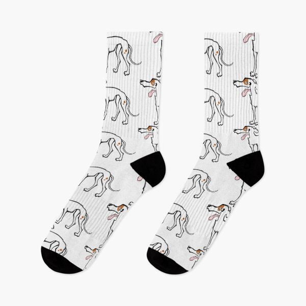 Item preview, Greyhound - White and Fawn (Full Body) WHITE BG designed and sold by TheChicken.
