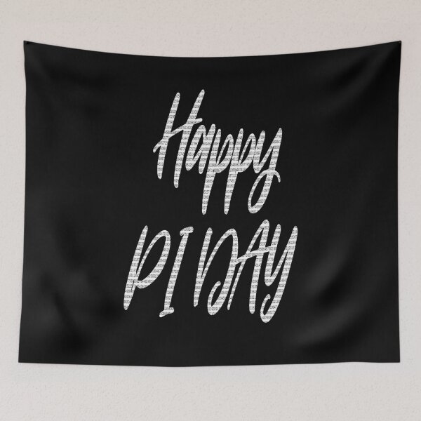 Item preview, Happy Pi Day Funny Typography with Pi Digits Math Numbers Text designed and sold by URSparklingShop.