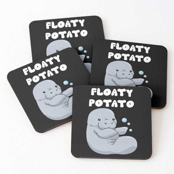Item preview, Manatee Gifts Save The Manatees Floaty Potato designed and sold by DSWShirts.