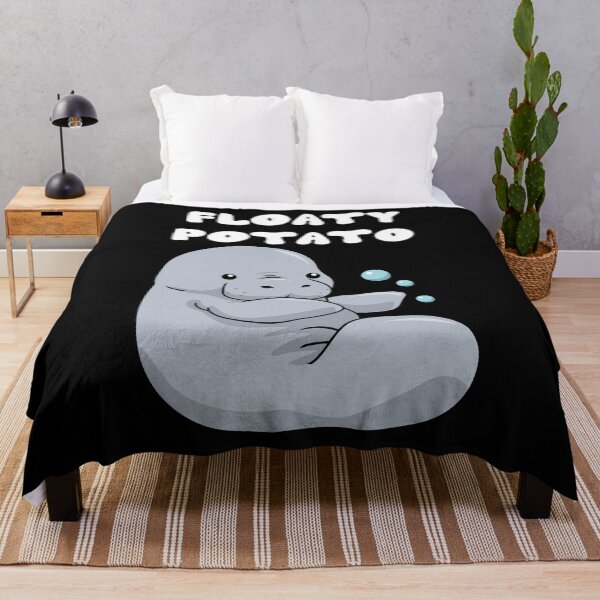 Item preview, Manatee Gifts Save The Manatees Floaty Potato designed and sold by DSWShirts.