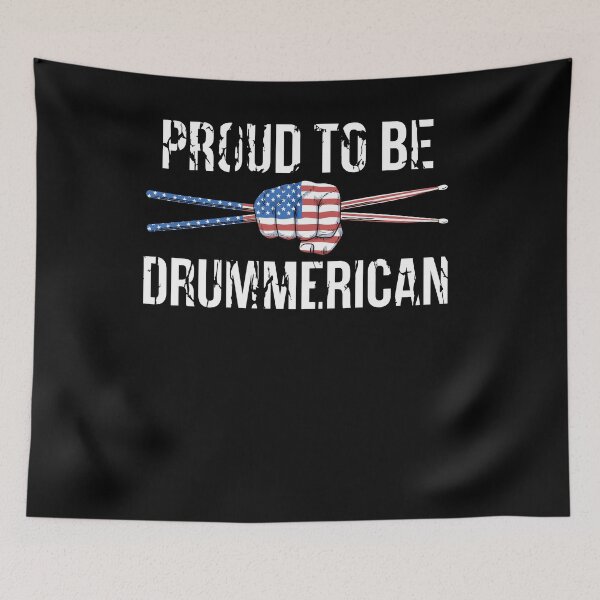 Item preview, Drum Sticks Shirt Drummer Gift Drumming 4th Of July Drummer designed and sold by DSWShirts.