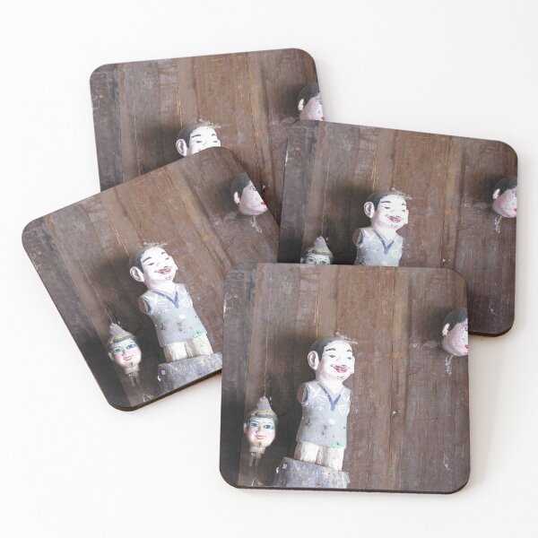 Item preview, Vietnamese Wooden Puppets Dolls Folk Art designed and sold by worldways.