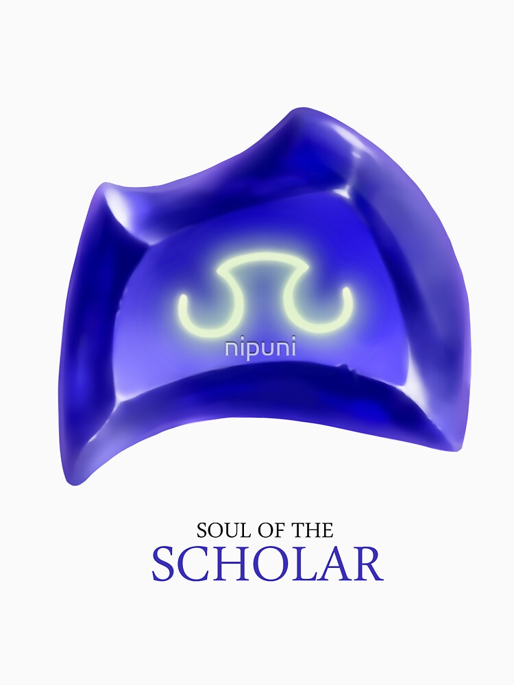 "Soul of the Scholar -white" T-shirt for Sale by nipuni | Redbubble ...