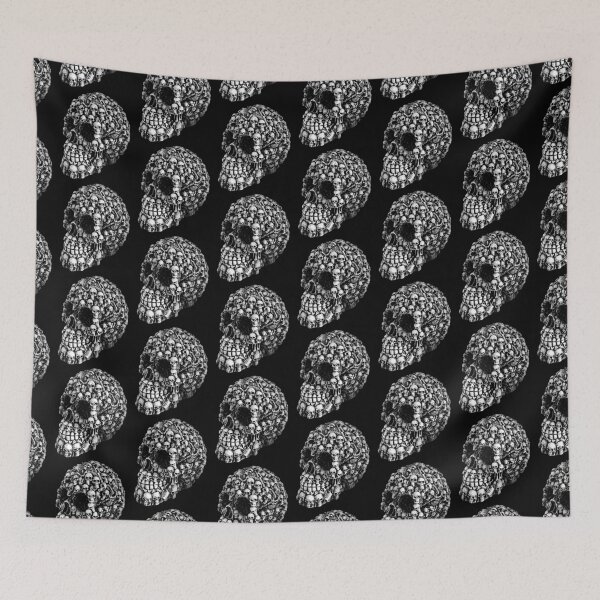 Item preview, SKULL THOUSANDS SKULLS DARK BLACK ROCK #ogirdor designed and sold by ogirdorgraphics.