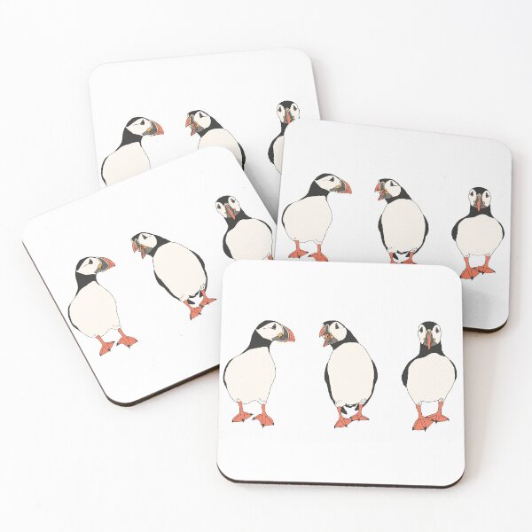 Item preview, Three adroable Atlantic Puffins  designed and sold by stephaniepeters.