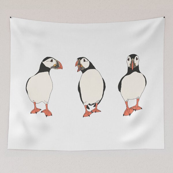 Item preview, Three adroable Atlantic Puffins  designed and sold by stephaniepeters.