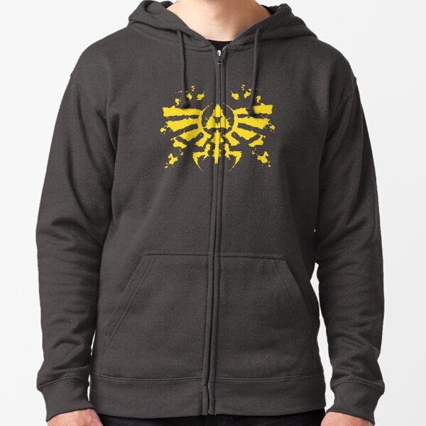 Hyrule Rorschach (gold) Zipped Hoodie