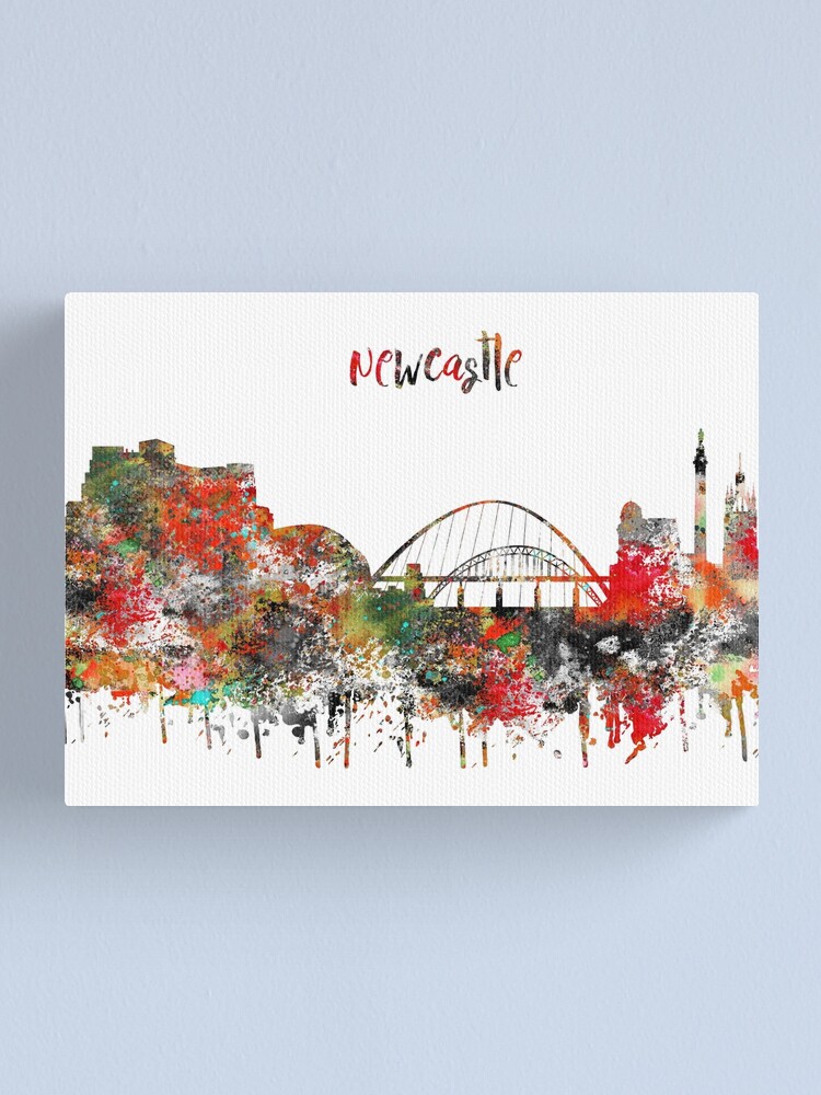 "Newcastle" Canvas Print for Sale by Rosaliartbook Redbubble