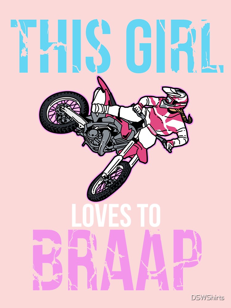 Real Girls Ride Dirt Bikes graphic Funny Gift for Girl Backpack by