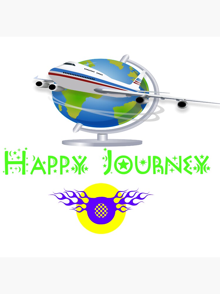 "Happy journey" Sticker for Sale by Loveu2u Redbubble