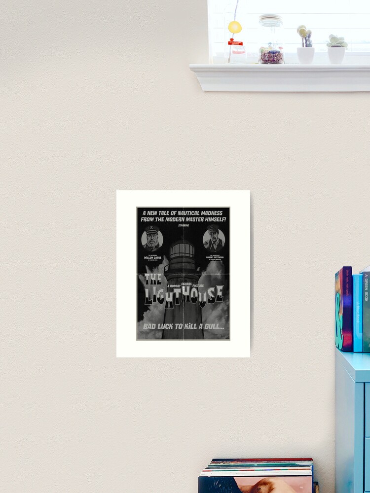 Thumbnail 1 of 3, Art Print, The Lighthouse Vintage Poster designed and sold by colsaboss.