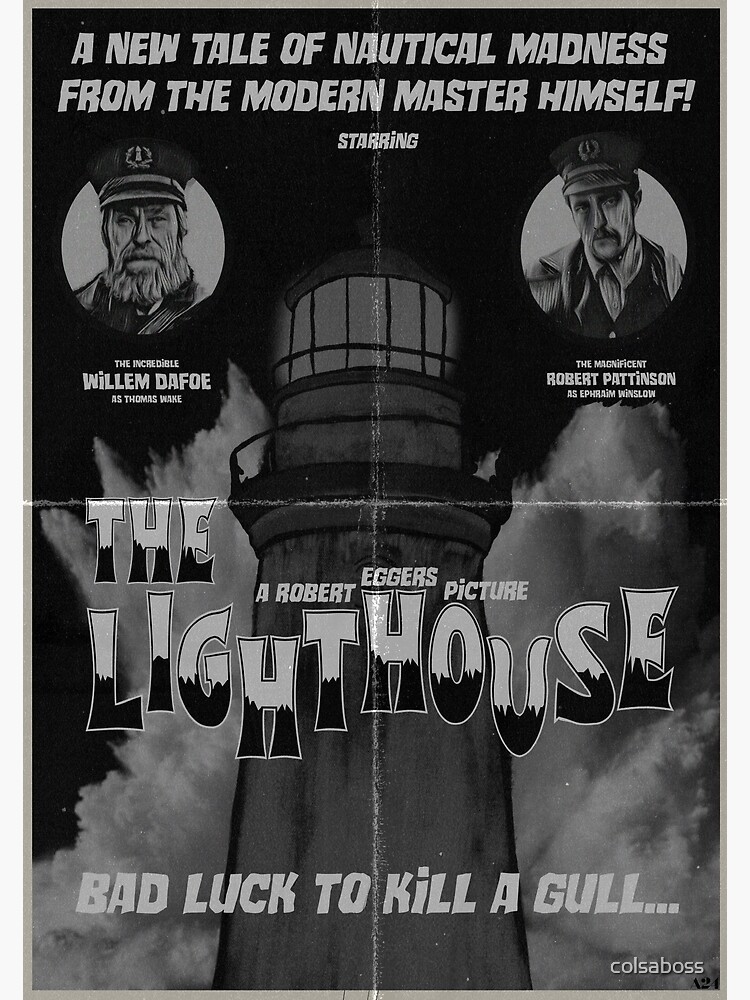 Thumbnail 3 of 3, Art Print, The Lighthouse Vintage Poster designed and sold by colsaboss.