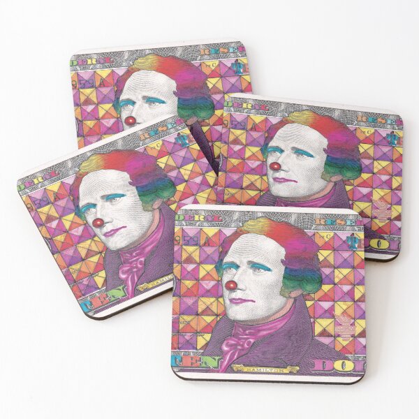 Item preview, Funny Money Ten Dollars Alexander Hamilton (Cubes) designed and sold by JoshUsmani.