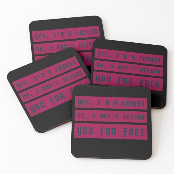 Item preview, Yes I’m a lawyer. No I won’t defend you for free designed and sold by Raghavi.