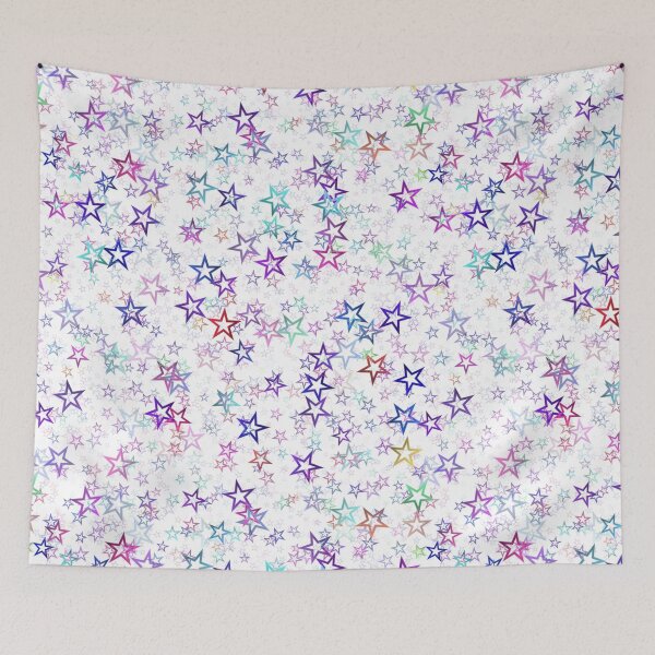Item preview, Pretty Star Pattern White! designed and sold by DoodleDashCollective.