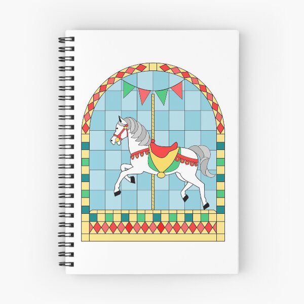 Item preview, Carousel white horse designed and sold by ZnDigitalPrints.