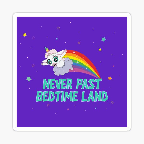 Tinkles from Rick and Morty "Never Past Bedtime Land" Fan-Art Sticker