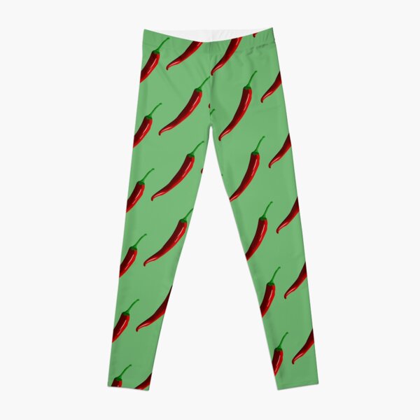 Cayenne red chili pepper Leggings