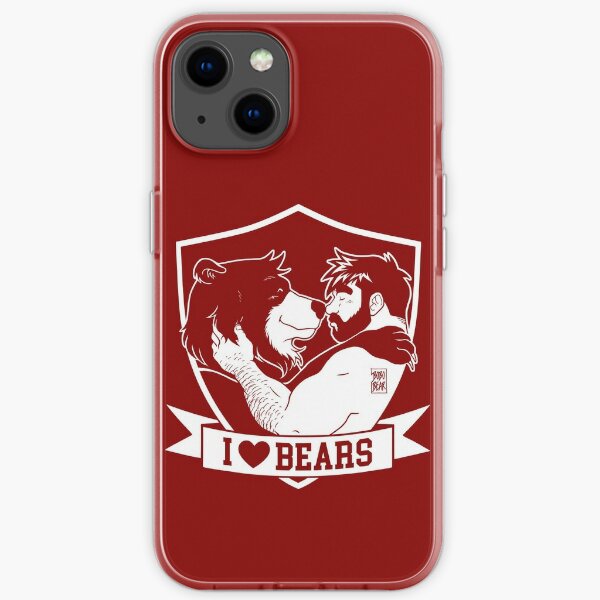 I LOVE BEARS iPhone Soft Case