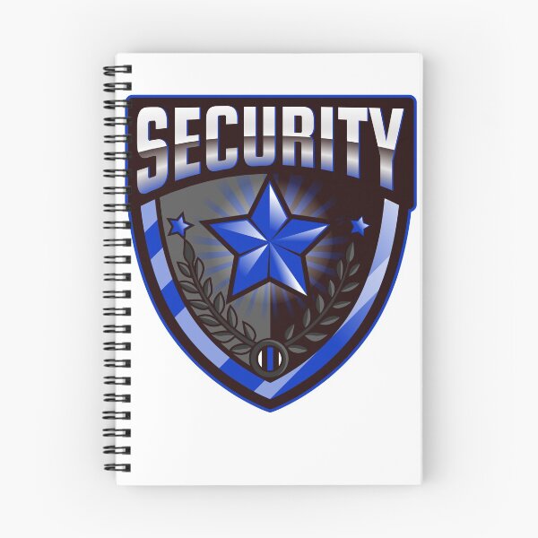 Item preview, Security Officer Badge | Star Blue Thin Line | Bouncer Guard designed and sold by JakesRWild.