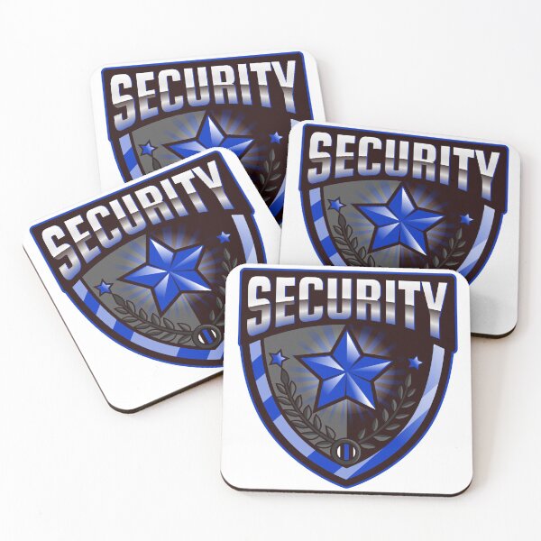 Item preview, Security Officer Badge | Star Blue Thin Line | Bouncer Guard designed and sold by JakesRWild.