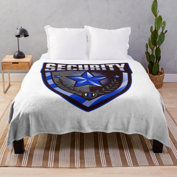 Item preview, Security Officer Badge | Star Blue Thin Line | Bouncer Guard designed and sold by JakesRWild.