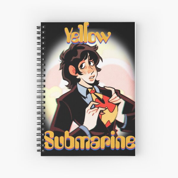 THE BEATLES Square Spiral Bound YELLOW SUBMARINE Note Book 