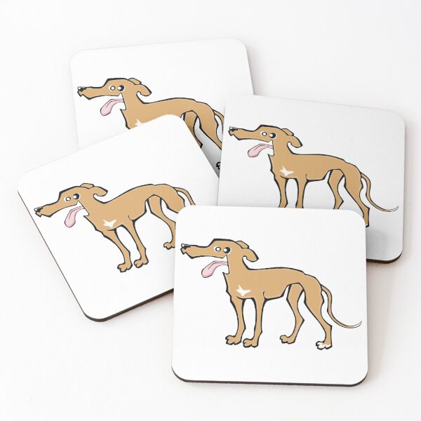 Item preview, Greyhound - Fawn (Full Body) WHITE BG designed and sold by TheChicken.