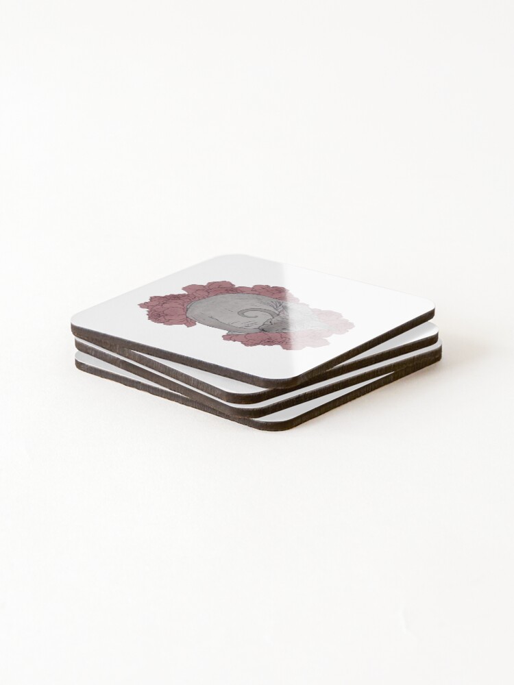 Thumbnail 4 of 5, Coasters (Set of 4), Sleep designed and sold by Ryltha.