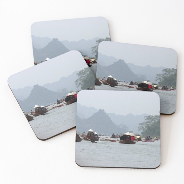 Item preview, Rowing Boats, River,Mountain Range. Landscape,Vietnam  designed and sold by worldways.