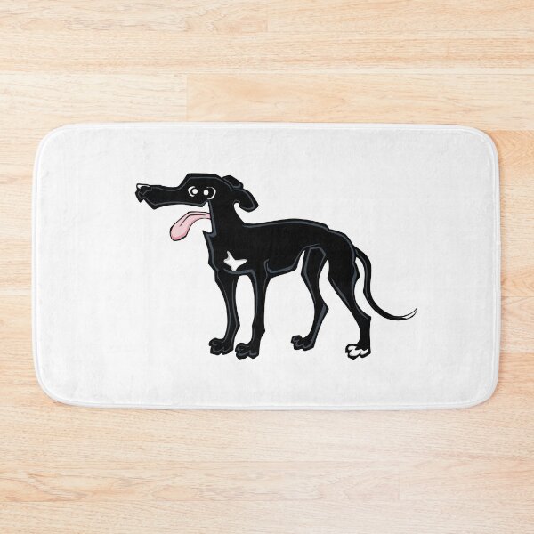 Item preview, Greyhound - Black (Full Body) WHITE BG designed and sold by TheChicken.