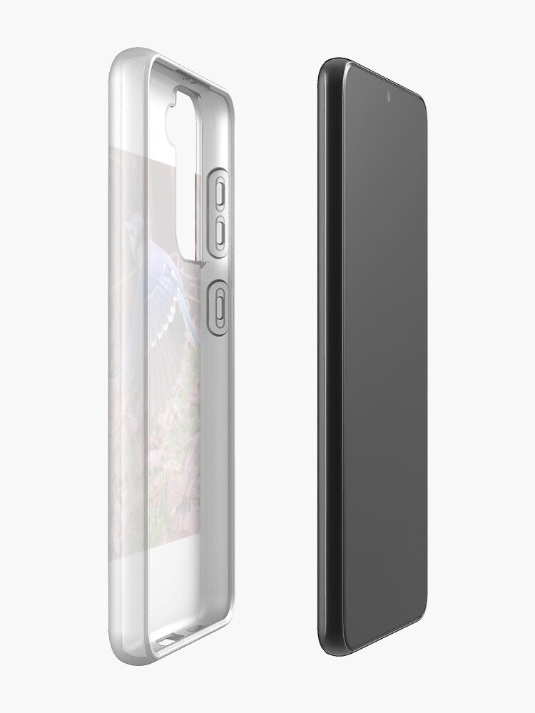 Alternate view of Totem bird_blue Jays_by Yannis Lobaina Case & Skin for Samsung Galaxy