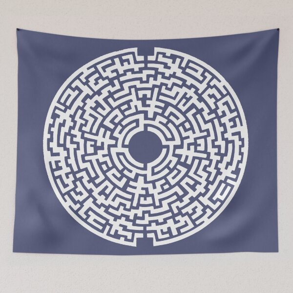 Aperçu de l'œuvre Labyrinthe Blanc créée et vendue par D-GraphicDesign.