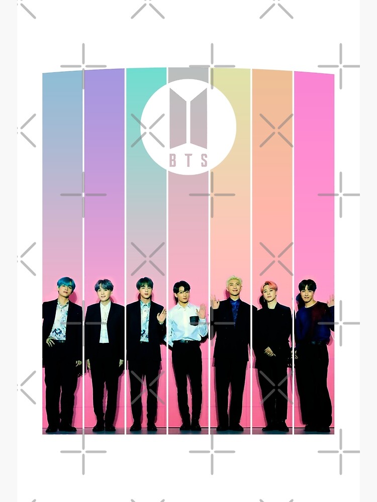 "BTS Colors" Poster by Angelbeach | Redbubble