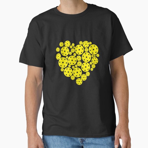 Item preview, Pickleball Yellow Heart Retro Player designed and sold by d247.