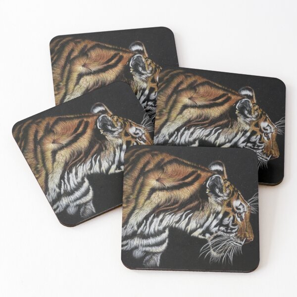 Item preview, Amur Tiger in Pastel designed and sold by RailtonArt.