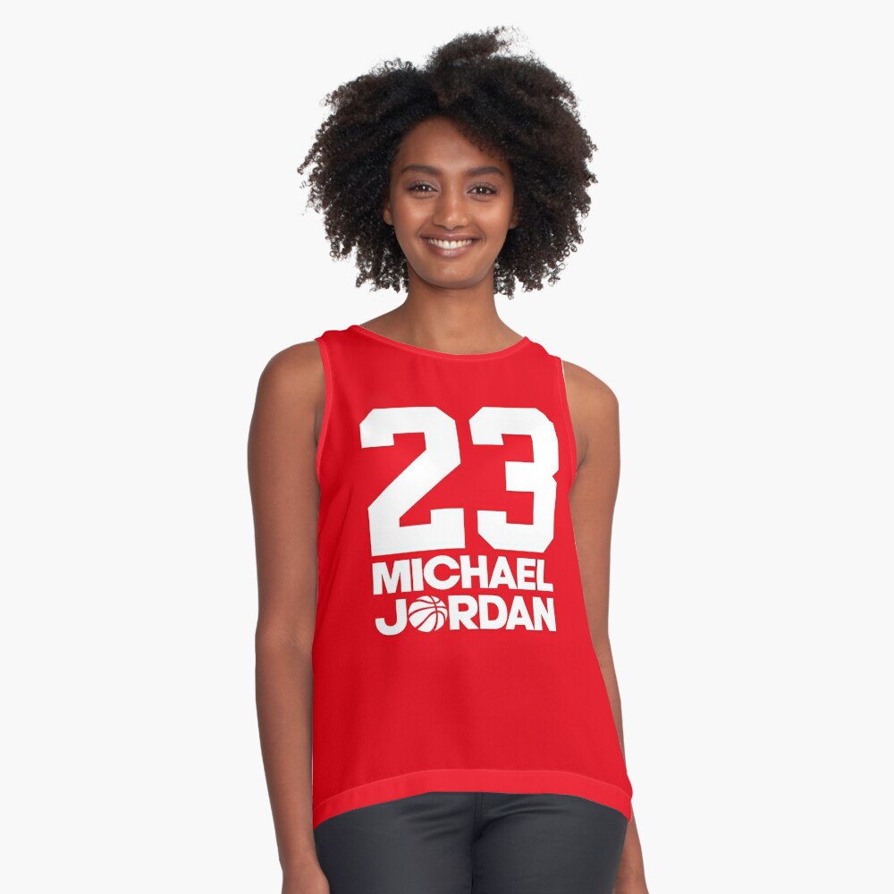 23 MICHAEL JORDAN - Red A-Line Dress by jeyko58