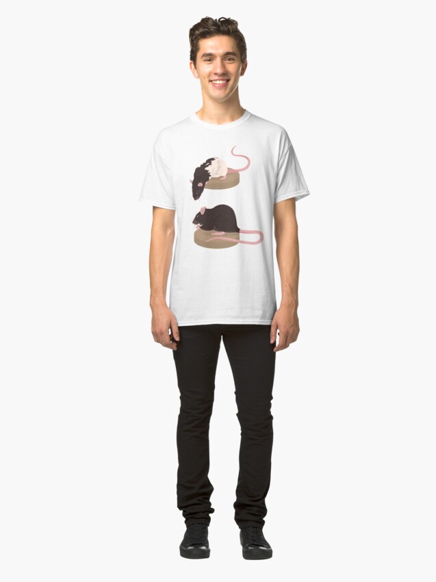 Alternate view of Curious Rat and Brown Rat Classic T-Shirt