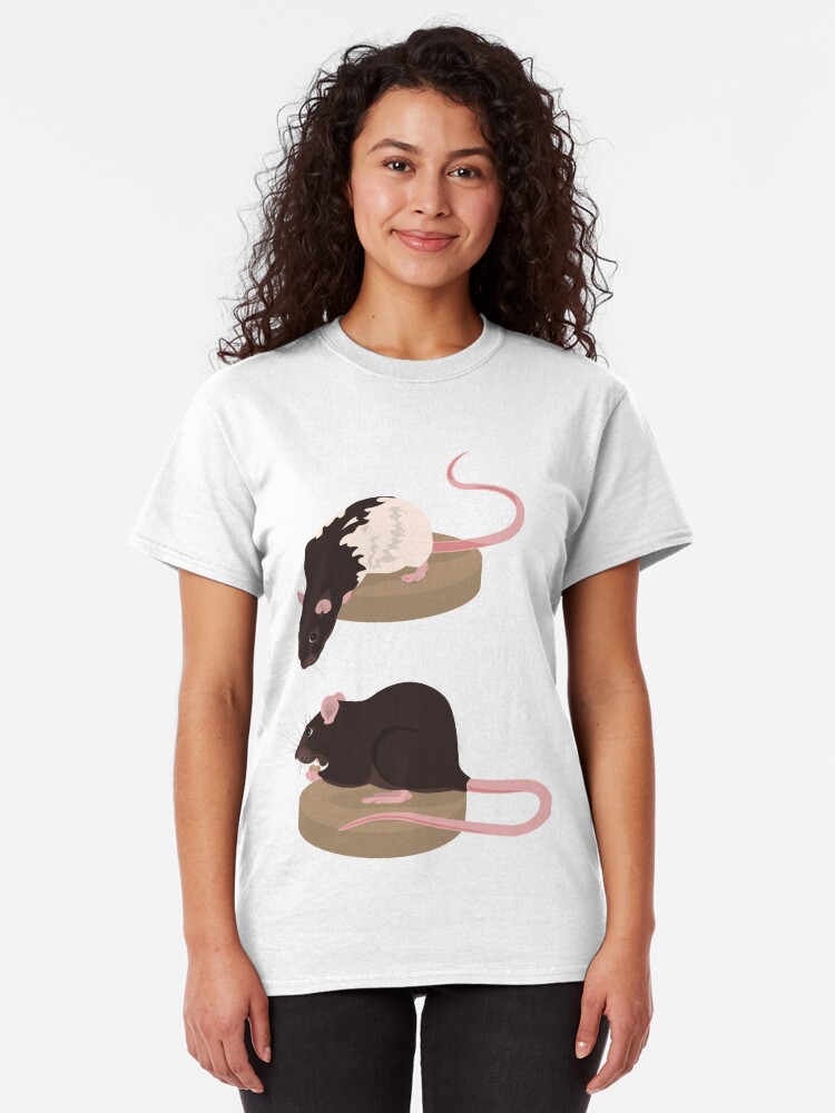 Alternate view of Curious Rat and Brown Rat Classic T-Shirt