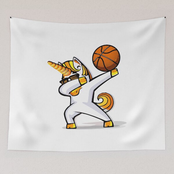 Item preview, Dabbing Unicorn College March Basketball Madness Brackets designed and sold by hadleydesigns.